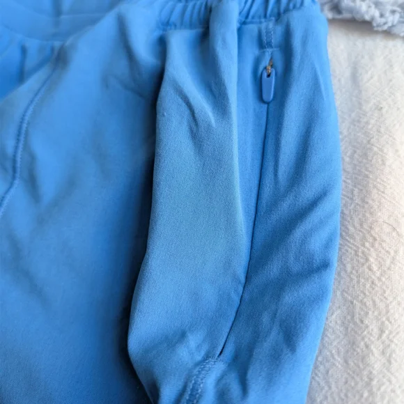 lululemon athletica Hotty Hot High Rise Lined Athletic Shorts in Blue Pool Party - Picture 3 of 6